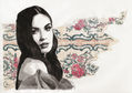 A flower that's withering (Portrait of Megan Fox)