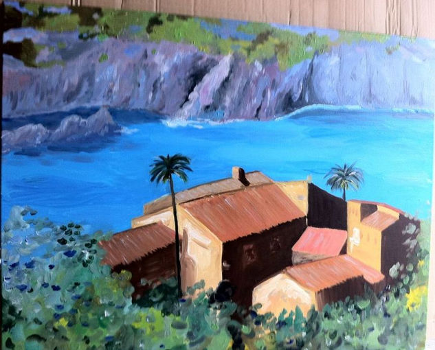 Mallorca Oil Canvas Landscaping