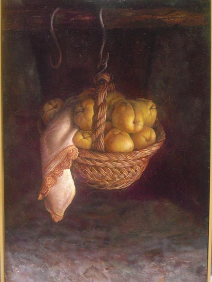 Membrillos Oil Canvas Still Life Paintings