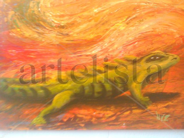 iguana Acrylic Panel Animals