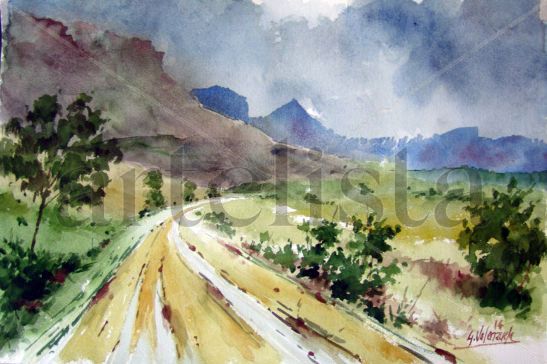 Picos de Europa Watercolour Paper Landscaping