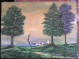 ...dónde estan...? Oil Canvas Landscaping