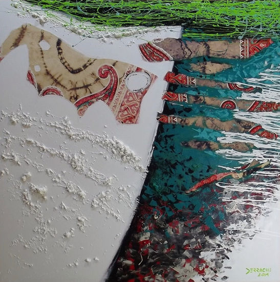 Cartas sobre la mesa Mixed media Canvas Others