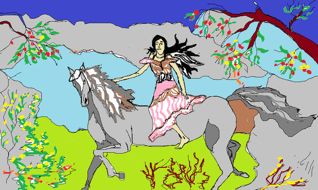 LA MUJER Y EL CABALLO