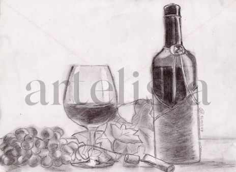 Vino y uvas