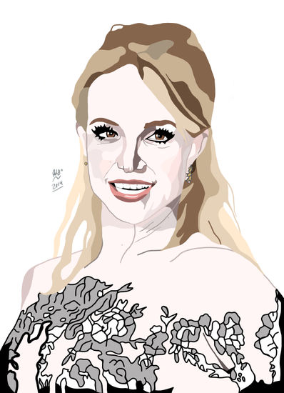 Britney Spears Copydraw by jlb 