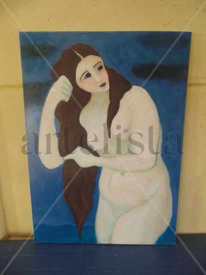 Venus Oil Textile Nude Paintings