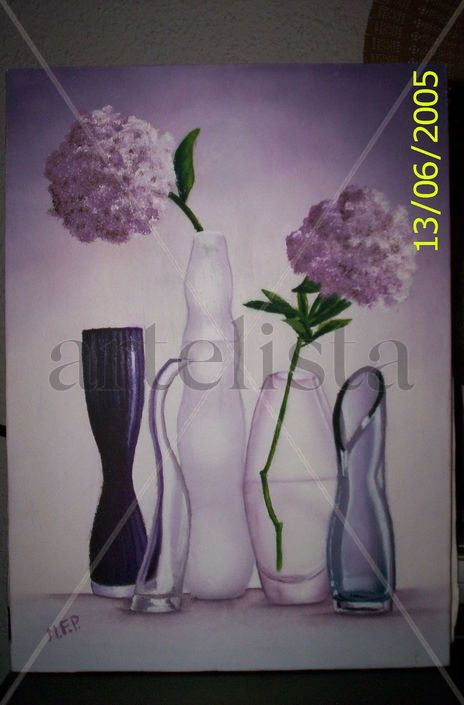 Jarrones con flores