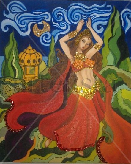 odalisca Oil Canvas Figure Painting