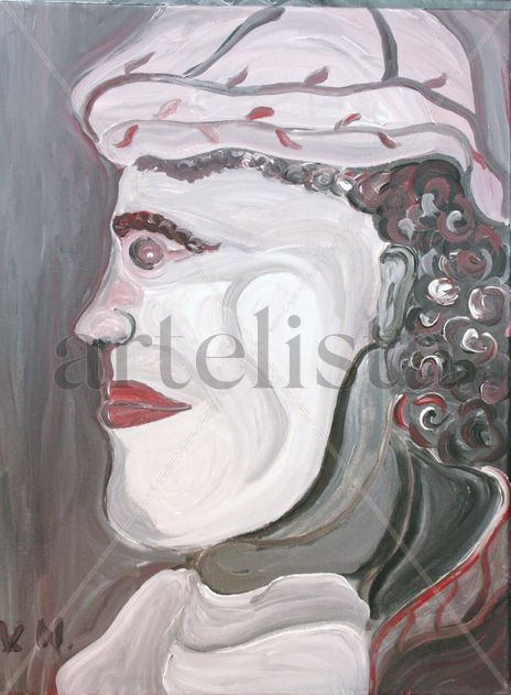 Profile of ancient...