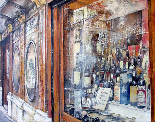 Taberna Angel Sierra-Madrid Oil Canvas Landscaping