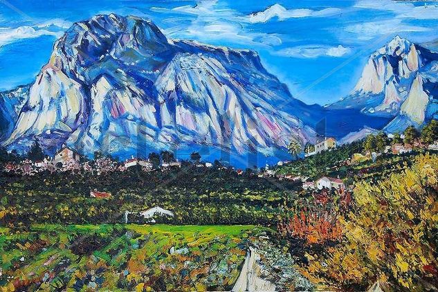 Polop (Alicante) Oil Canvas Landscaping