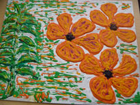 Orange flowers