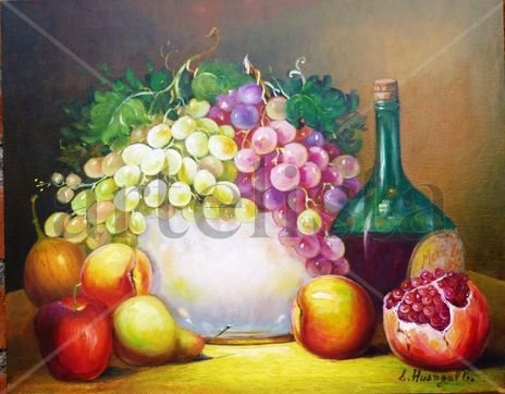 Bodegón de frutas...