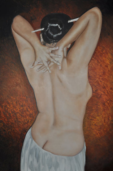 Canela Oil Canvas Nude Paintings