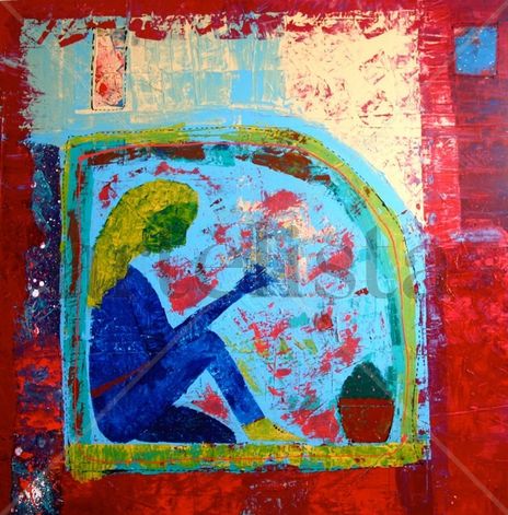 Mujer Azul