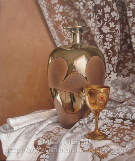 Metales? Oil Canvas Still Life Paintings