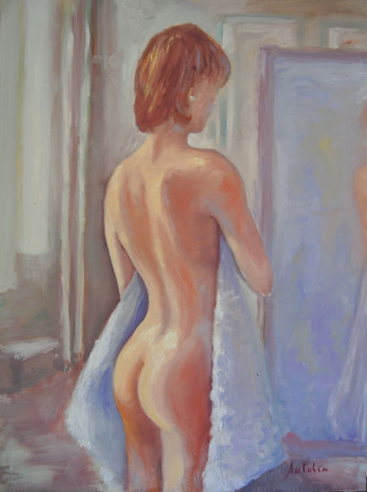 Jazmín (elegancia) Óleo Lienzo Desnudos