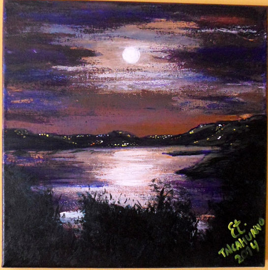 La Noche oscura del alma Acrylic Textile Landscaping