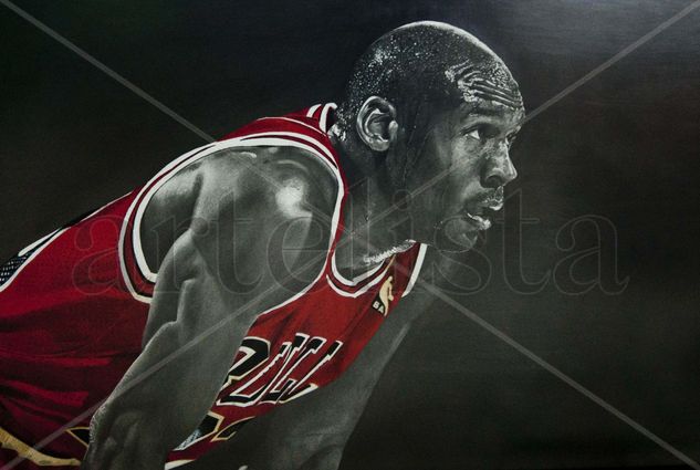 Michael Jordan Mixed Media