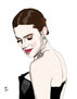 allison williams Copydraw by jlb