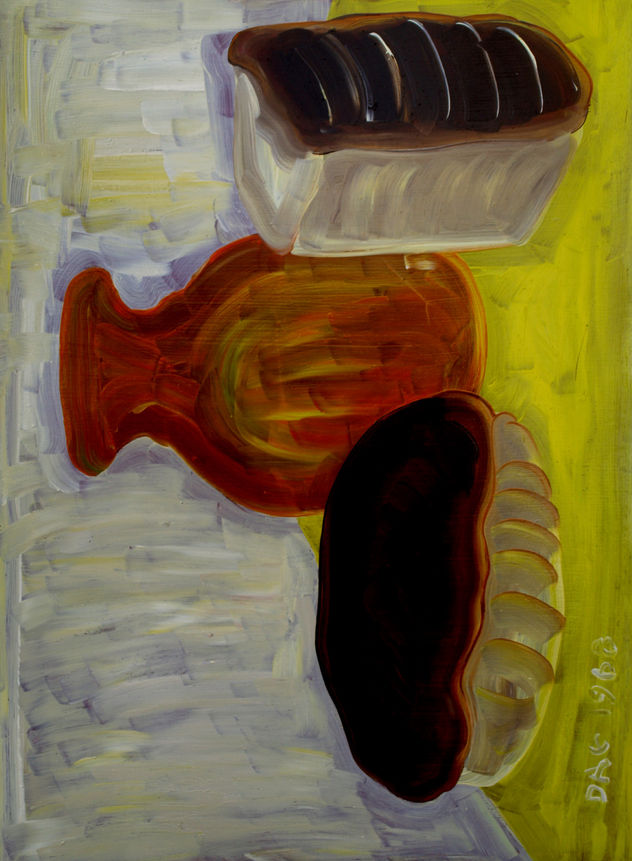 Rustic bread. Oil on cardboard, 35-49. 1968.