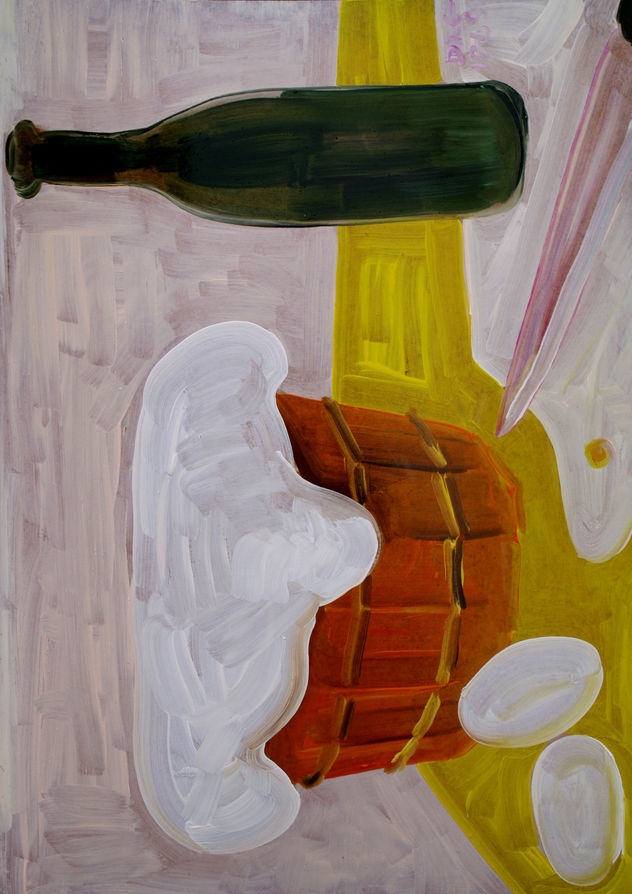 Kvavshnya. Oil on cardboard, 35-49, 1969.