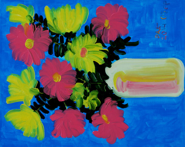 Still number 2871. Linen cloth, oil, 50-40, 2014.