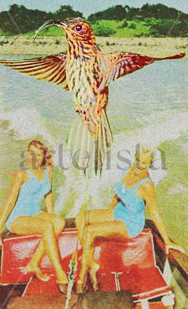 María con Isabel y el anunciador