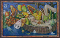 Girl Under the Fruits