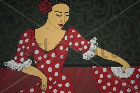 Flamenco (detalle)