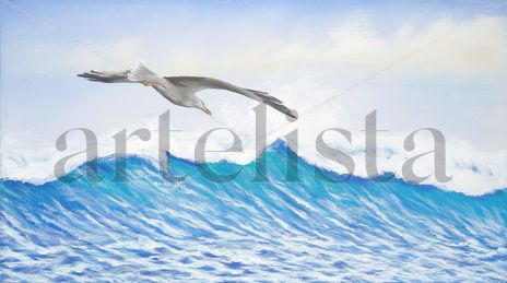 Gaviota volando