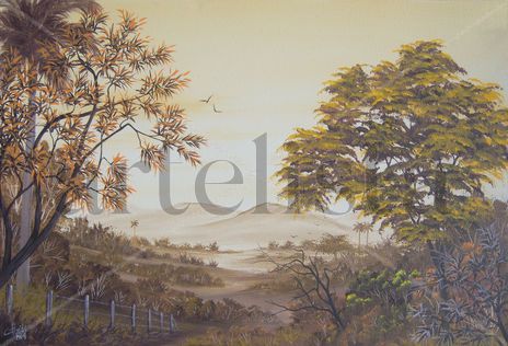 Paisaje en ocre