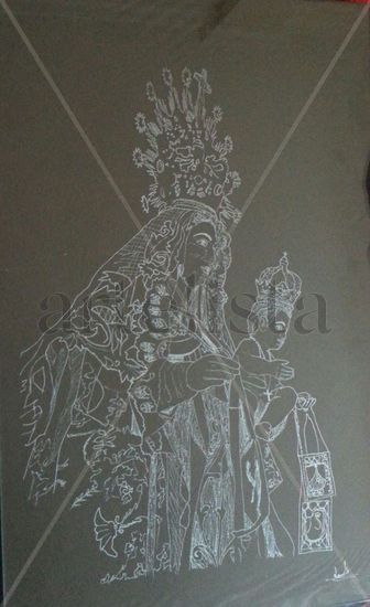 virgen del carmen Rotogravure