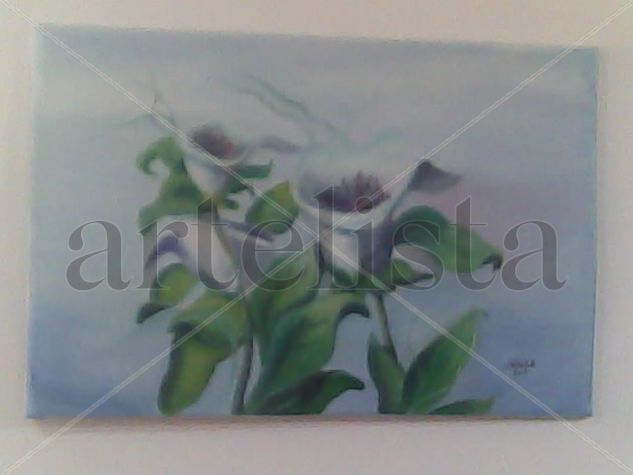 Calas Oil Canvas Floral Painting