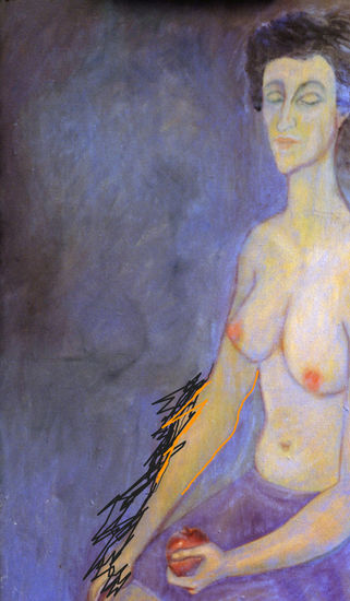 estudio de desnudo 1984 Óleo Lienzo Desnudos