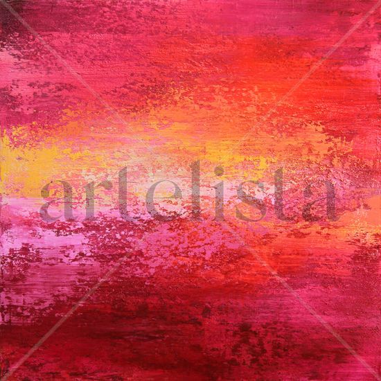 Magenta iridescente, I Mixed media Panel Others