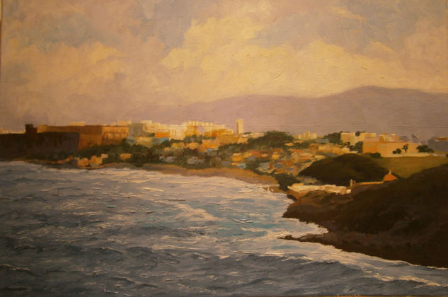 "Puerto Rico" Oil Canvas Landscaping