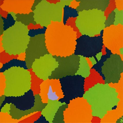 Mosaico de hojas en...