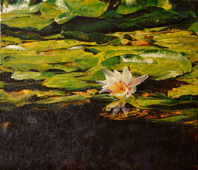 Nenufares Oil Canvas Floral Painting