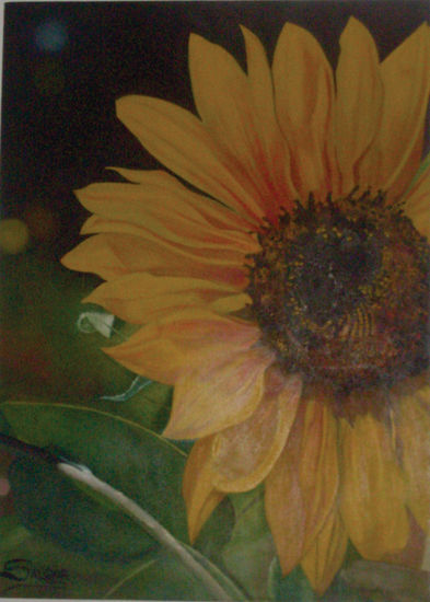 Girasol Oil Canvas Floral Painting