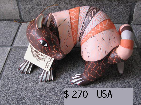 armadillo de madera Carving Wooden objects and furniture