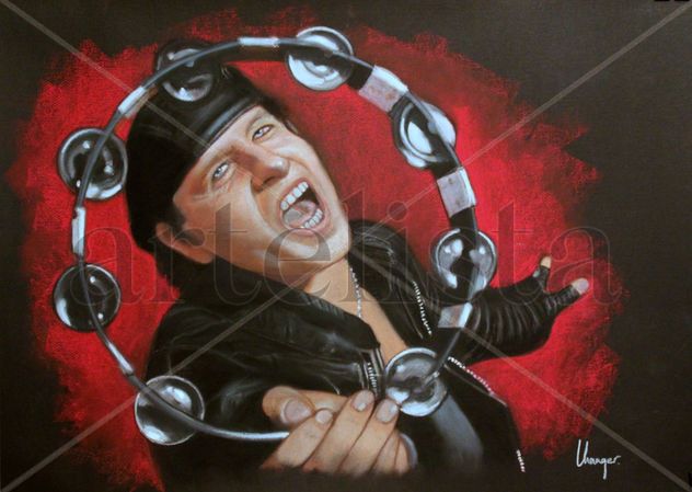 Retrato Klaus Meine - Scorpions