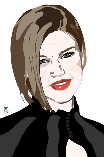 adrianne palicki Copydraw by jlb 