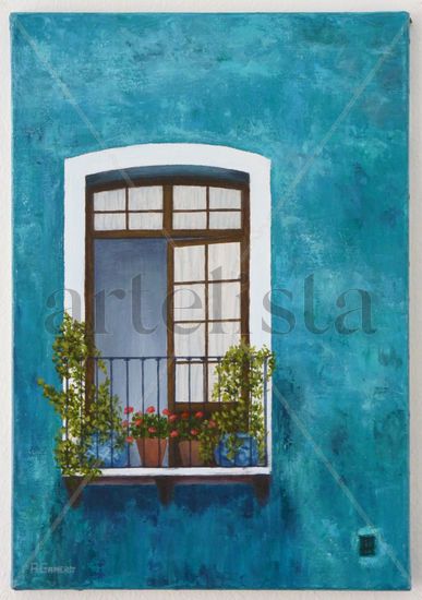 ventana mejicana Acrylic Canvas Others