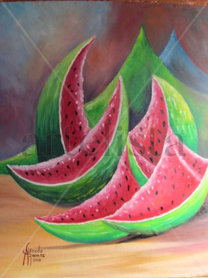 sandia 2 Oil Canvas Still Life Paintings