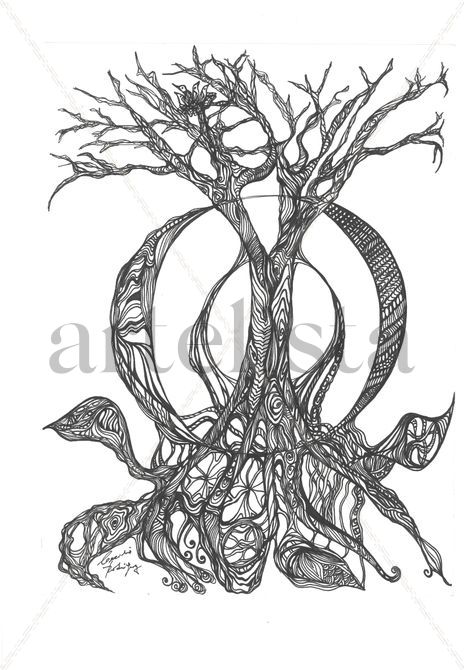 Dibujo Zentangle...