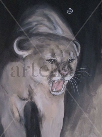 Felino Acrylic Canvas Animals