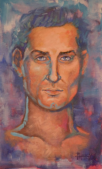 DETRAS DE TUS OJOS I Acrylic Canvas Portrait