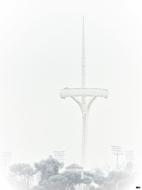 Barcelona en la niebla